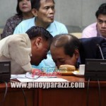 Rep. Isidro T. Ungab (3rd Dist.- Davao City) � Uhum�bosing, ibaba mo �yung ulo mo ng ganito tapos close your eyes. Rep. Al Francis Bichara (2nd Dist.- Albay) � Huh!! Susme, ano ba namang �tong pinaggagagawa natin? Kailangan ba talaga �to?!