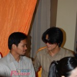 Manny: Na-miss kita Binoe! Robin Padilla: Sige nga, pa-kiss, sa cheek lang, walang malisya!