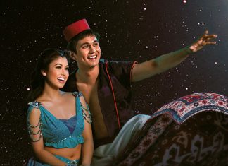 Ka-partner si K-La bilang Princess Jasmin Tom Rodriguez, gaganap na Aladdin sa musical play