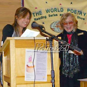 Filipina Poet Ceri Naz and WPCI Founder Ariadne Sawyer