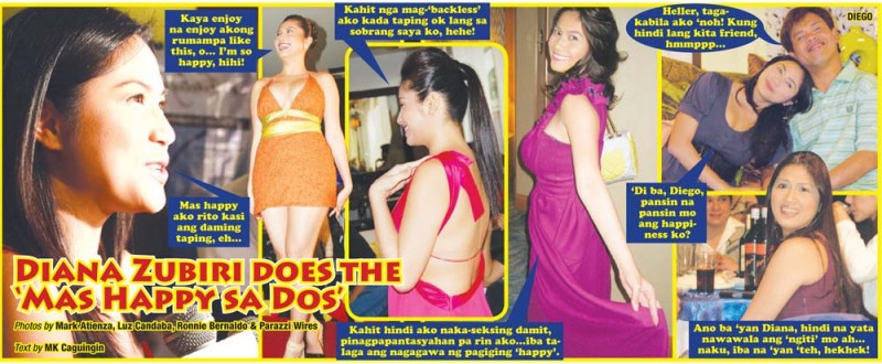 Diana Zubiri does the mas Happy sa Dos
