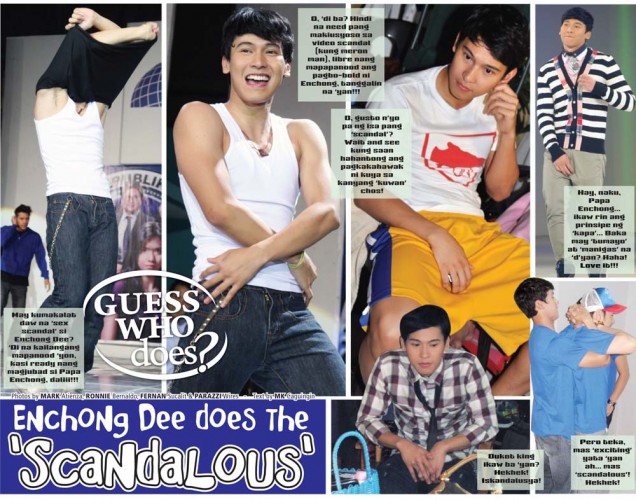 Enchong Dee does the Scandalous