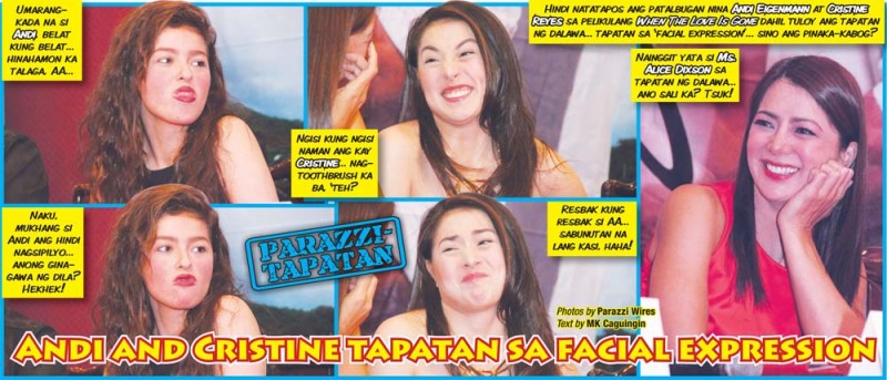 Andi and Cristine TAPATAN sa Facial Expression