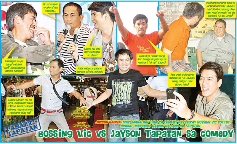 Bossing Vic vs Jayson TAPATAN sa Comedy