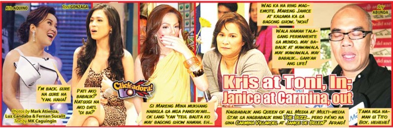 Kris at Toni in Janice at Carmina Out