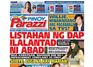Past Issue Pinoy Parazzi Vol 7 Issue 91 July 23 – 24, 2014