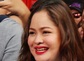 Manilyn Reynes, ninenerbiyos sa kissing scene nila ni Janno Gibbs