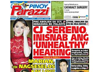 Past Issue Pinoy Parazzi Vol 7 Issue 97 August 6 – 7, 2014