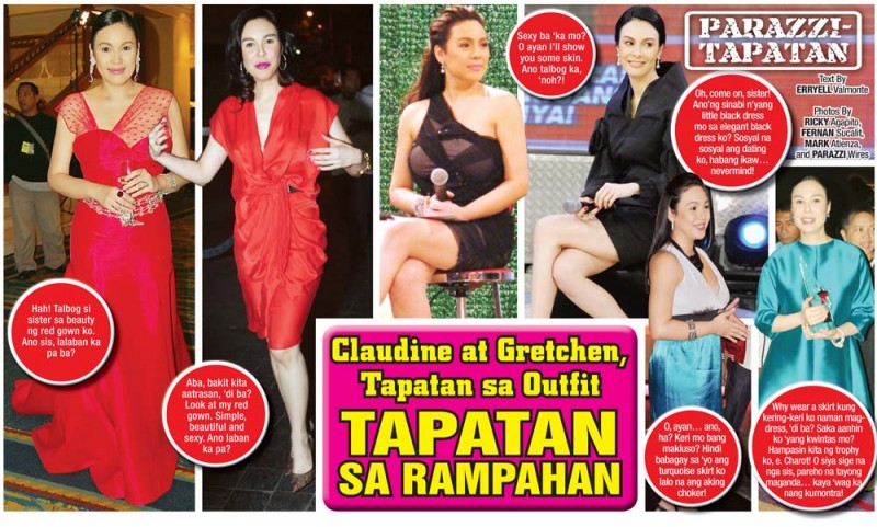 Claudine at Gretchen Tapatan sa Outfit