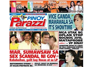 Past Issue Pinoy Parazzi Vol 7 Issue 132 October 27 – 28, 2014