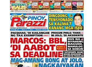 Past Issue Pinoy Parazzi Vol 8 Issue 32 March 4 – 5, 2015