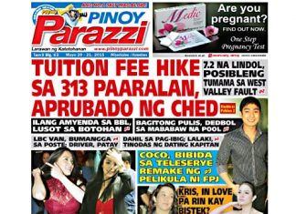 Past Issue Pinoy Parazzi Vol 8 Issue 63 May 20- 21, 2015