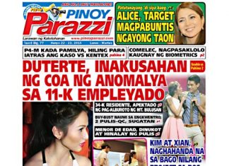 Past Issue Pinoy Parazzi Vol 8 Issue 77 June 22 – 23, 2015