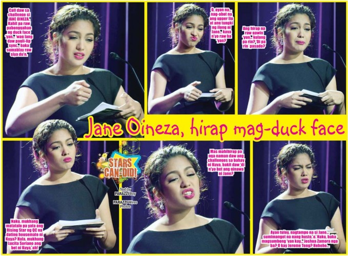 Jane Oineza hirap mag-duck face