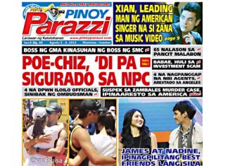 Past Issue Pinoy Parazzi Vol 8 Issue 95 August 05 – 06, 2015