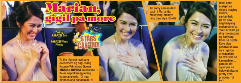 Marian gigil pa more