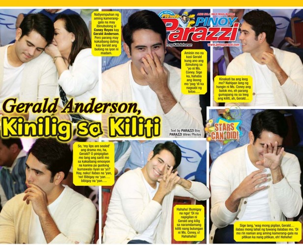 Gerald Anderson Kinilig sa Kiliti