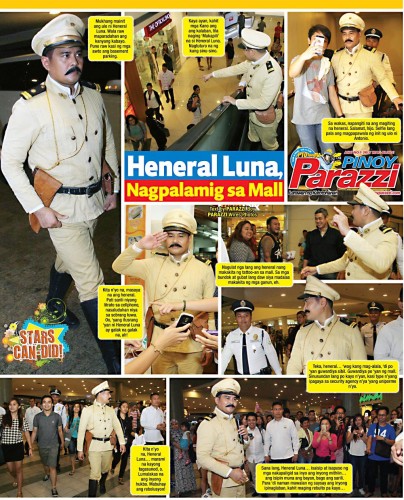 Heneral Luna Nagpalamig sa Mall