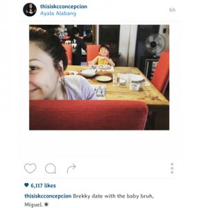 KC Concepcion, bumuwelta sa basher na nagsabing anak daw niya ang kapatid na si Miguel