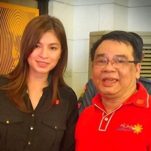 Angel Locsin with Rep. Neri Colmenares