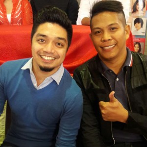 Nyoy Volante With Composer Oliver Narag