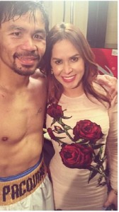 Manny Pacquiao and Jinkee Pacquiao 