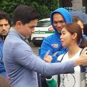 Alden Richards and Maine Mendoza start shooting their movie in Italy.