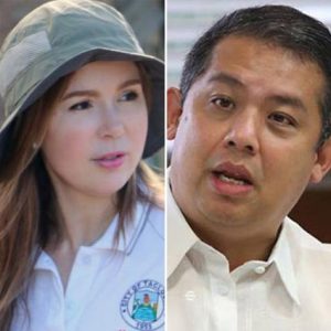 Cong. Martin Romualdez and Tacloban Mayor-Elect Cristina Gonzales-Romualdez