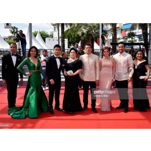 Maria Isabel Lopez With 'Ma Rosa' Cast And Director Brillante Mendoza At The 69th Cannes Film Festival