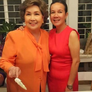 Susan Roces and Sen. Grace Poe