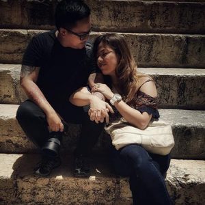 Aiza Seguerra & Liza Diño At The Holy Sepulchre