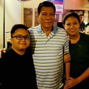 Aiza Seguerra & Liza Diño With President-Elect Rodrigo Duterte