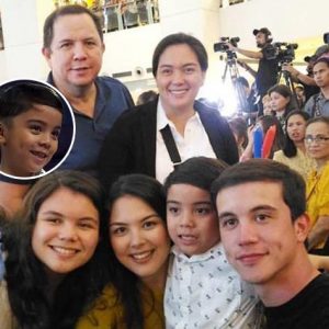 Xavi Atayde With Family (Mommy Sylvia Sanchez, Daddy Art Atayde , Siblings Arjo, Ria & Gela, And Lola  Pilar)