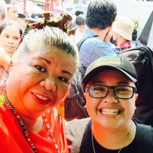 Aiza Seguerra With Mae Paner At The Sona Rally 