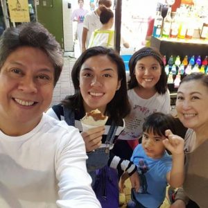 Sharon Cuneta & Sen. Kiko PAngilinan with Kids in Korea