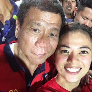 Liza Diño With Pres. Rodrigo Duterte