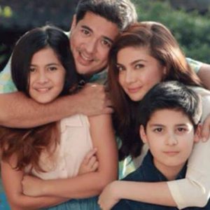 Aga Muhlach And Charlene Gonzales With Twins Atasha And Andres