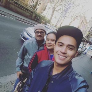 Marlo Mortel With Parents In Sydney, Australia
