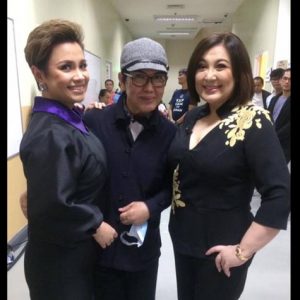 Sharon Cuneta With Fanny Serrano And Lea Salonga