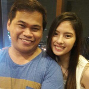 Ysabel Ortega With Manager Ogie Diaz