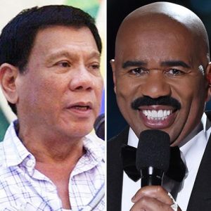 President Rodrigo Duterte & Steve Harvey