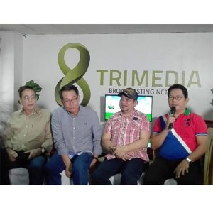 Gani Oro, Jimmy Morato, Neil Ocampo, at Samuel “Sir Tsip” Pagdilao, nasa 8 TriMedia na