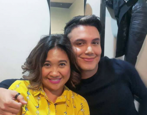 Eugene Domingo and Paolo Ballesteros