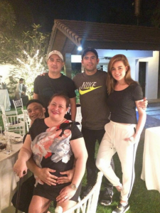 Gerald Anderson and Bea Alonzo with Bea’s family