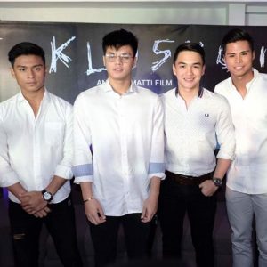 Cast of “Seklusyon”: JR Versales, Ronnie Alonte, Dominic Roque, and John Vic de Guzman