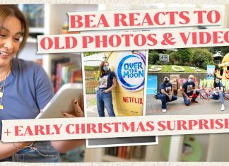 VLOG WATCH: Bea Alonzo reacts to old photos and videos (cringe!) at pamaskong laptop sa mga bata